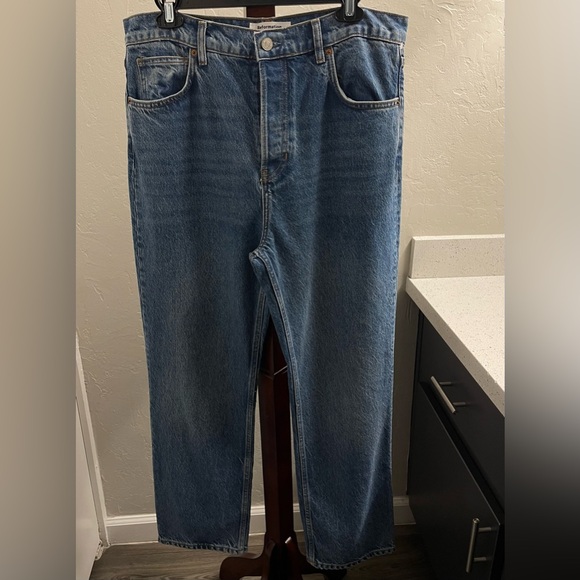 Reformation Cynthia High Rise Straight Cropped Wash Colorado size 31 - Picture 9 of 17